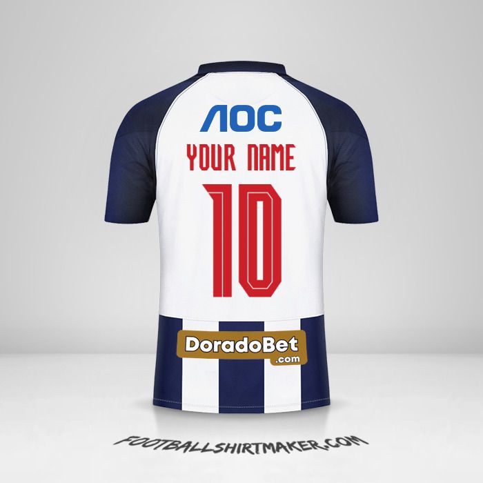 Club Alianza Lima 2021 jersey number 10 your name