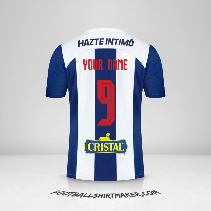 Club Alianza Lima 2023 jersey number 9 your name