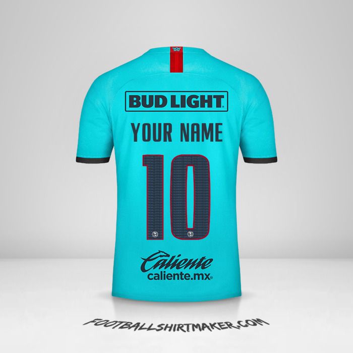 Club America 2019/20 III jersey number 10 your name