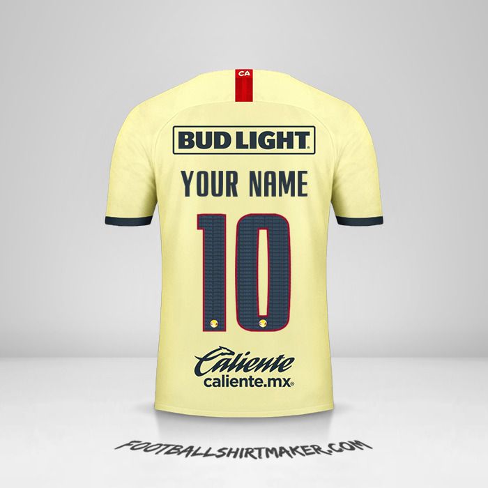 Create Club America 19 Custom Jersey With Your Name Create Club America 19 Custom Jersey With Your Name