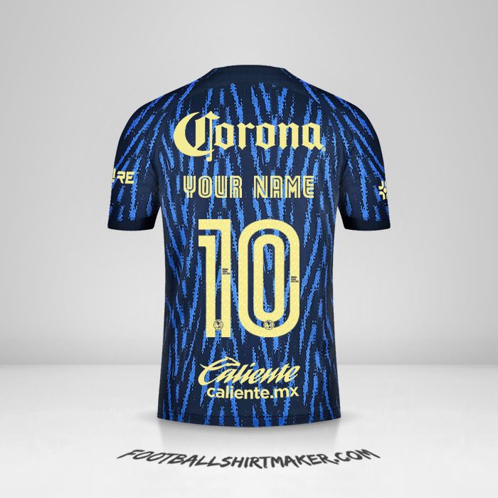 Club America 2022/2023 II jersey number 10 your name