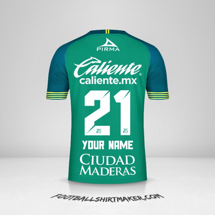 Club Leon 2019/20 jersey number 21 your name