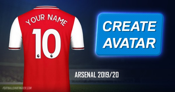 Make Arsenal 2019 20 Custom Jersey With Your Name