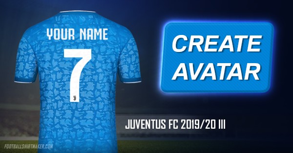 Make Juventus FC 2019/20 III custom jersey with your Name