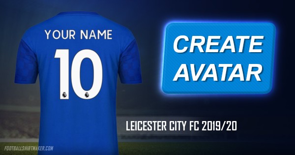 Make Leicester City Fc 2019 20 Custom Jersey With Your Name