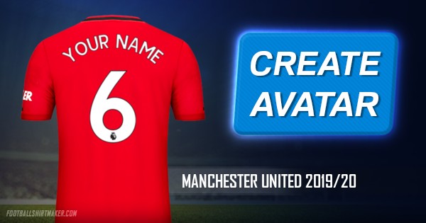 Make Manchester United 2019 20 Custom Jersey With Your Name