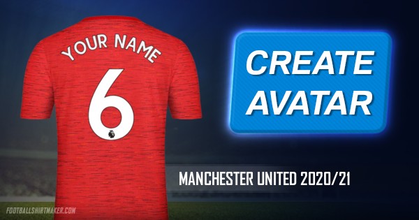 Make Manchester United 2020 21 Custom Jersey With Your Name