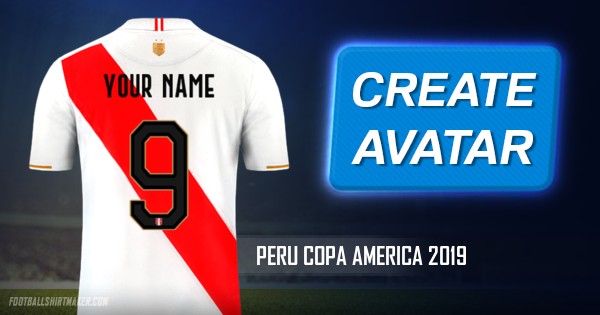 Make Peru Copa America 2019 Custom Jersey With Your Name