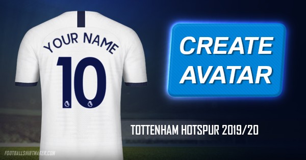 Make Tottenham Hotspur 2019 20 Custom Jersey With Your Name