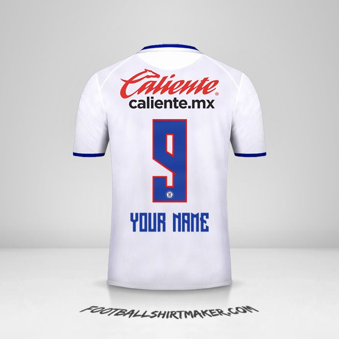 Cruz Azul 2019/20 II jersey number 9 your name