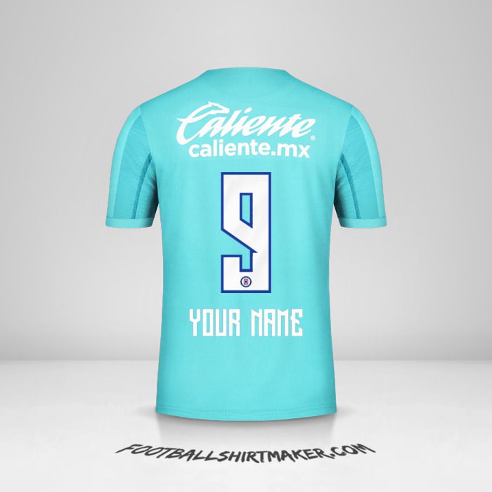 Cruz Azul 2019/20 III jersey number 9 your name