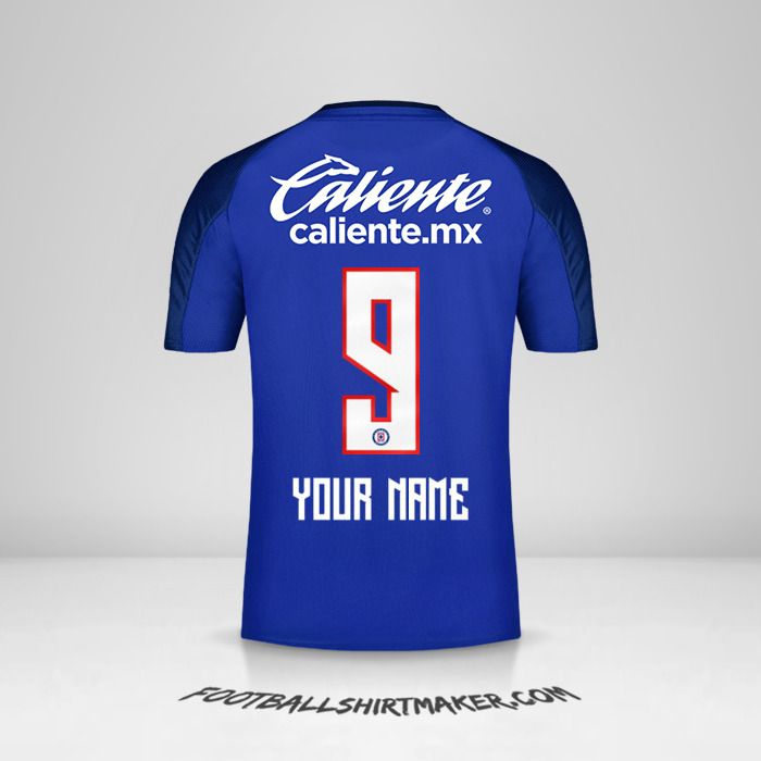 Cruz Azul 2019/20 jersey number 9 your name
