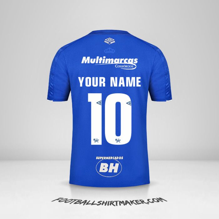 Cruzeiro 2019/20 jersey number 10 your name