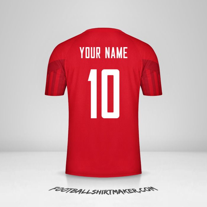 Denmark 2022 jersey number 10 your name
