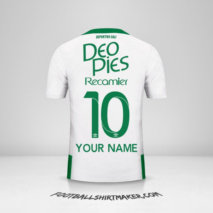 Deportivo Cali 2016 II jersey number 10 your name