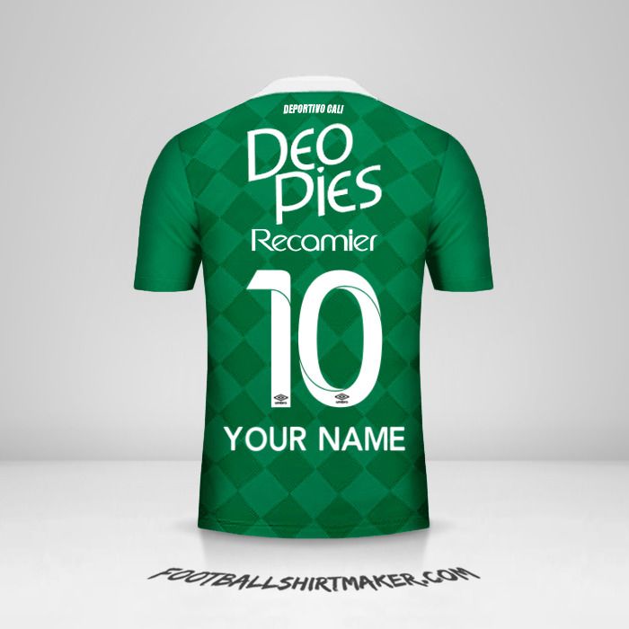 Deportivo Cali 2016 jersey number 10 your name
