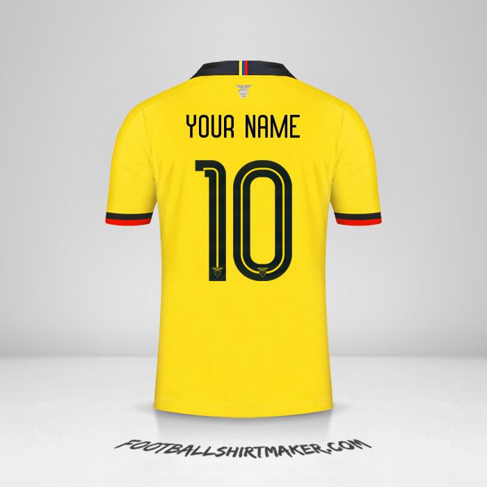 Ecuador 2019 jersey number 10 your name
