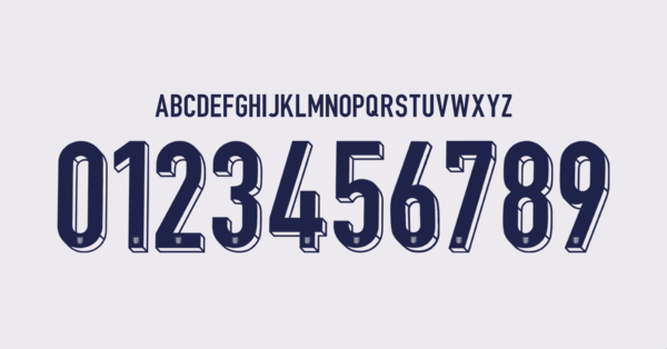Font England Jersey 2024 Names Letters Numbers Nameset Preview 01 4711