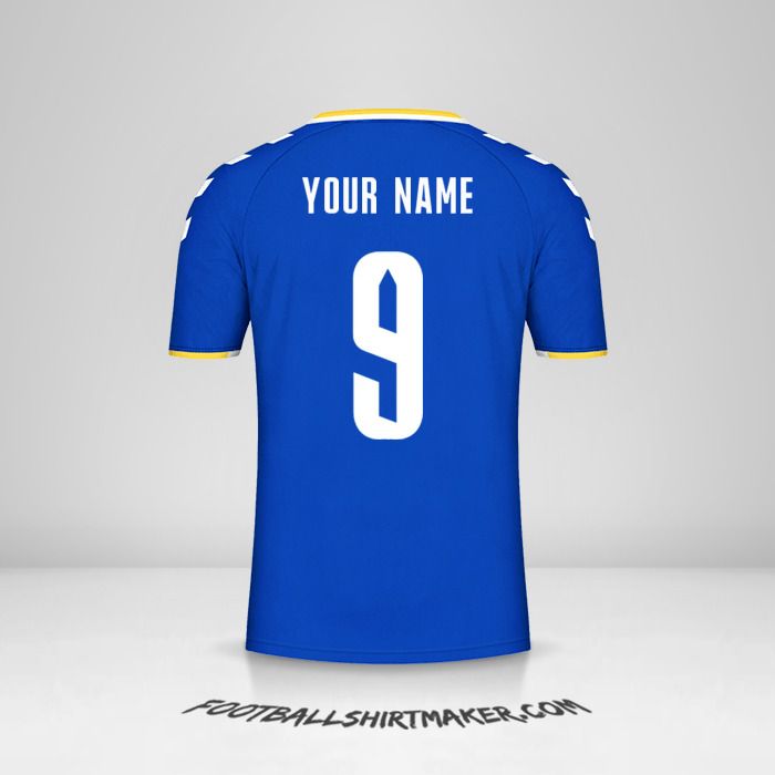 Everton FC 2021/2022 Cup jersey number 9 your name