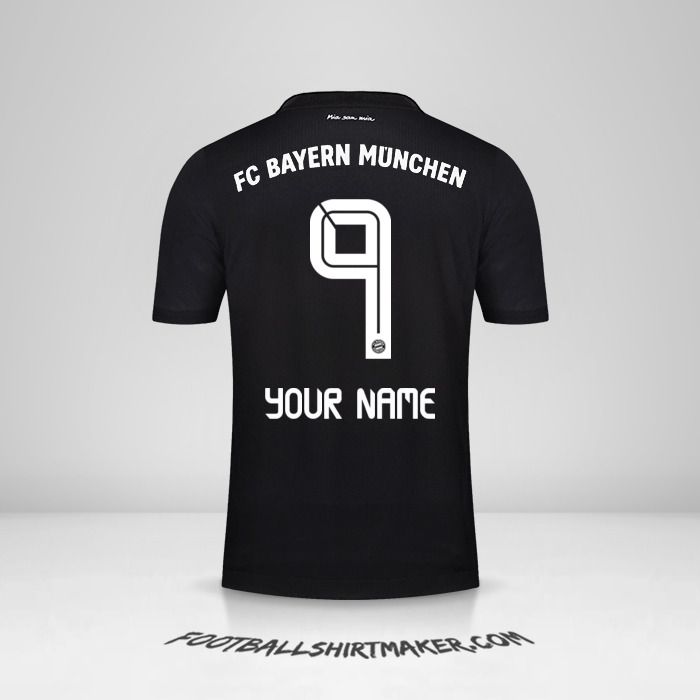 FC Bayern Munchen 2020/21 III jersey number 9 your name