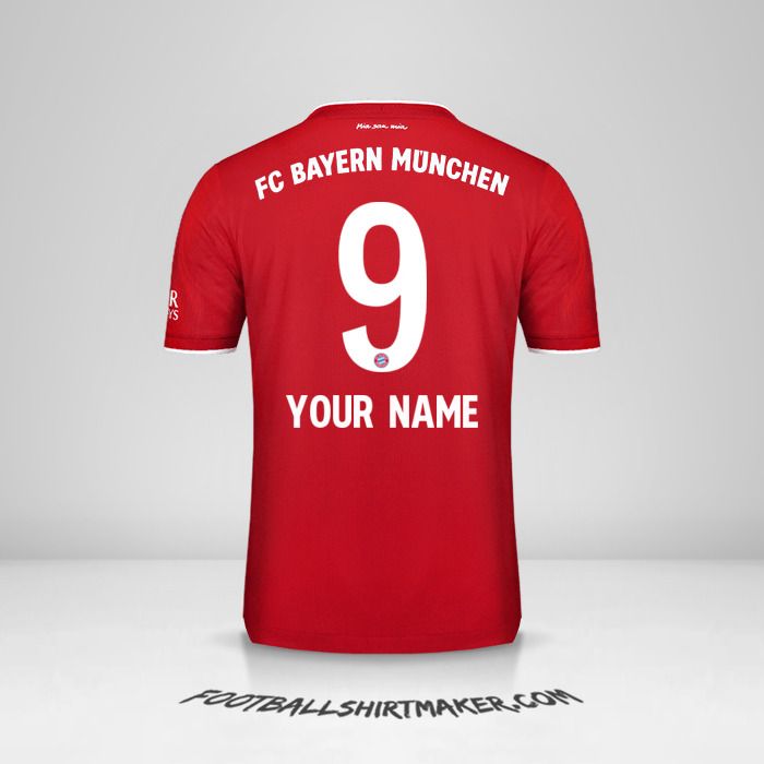 Make Fc Bayern Munchen 2020 21 Custom Jersey With Your Name