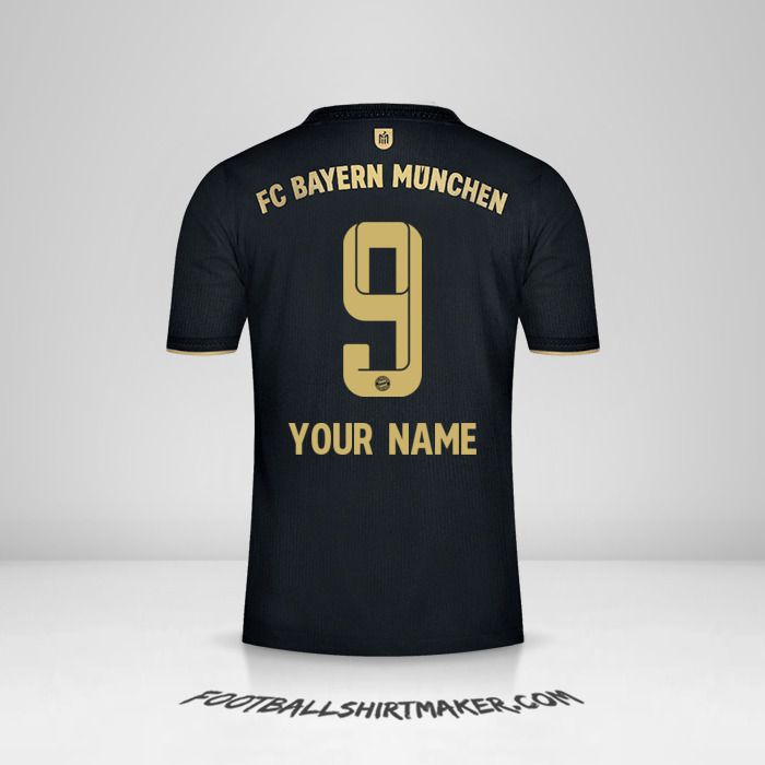 FC Bayern Munchen 2021/2022 II jersey number 9 your name