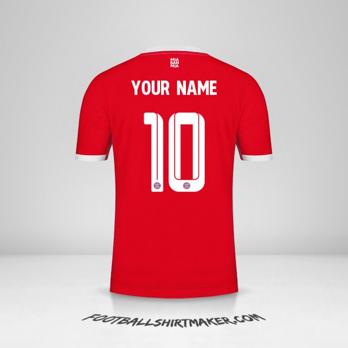 FC Bayern Munchen 2022/2023 Cup jersey number 10 your name