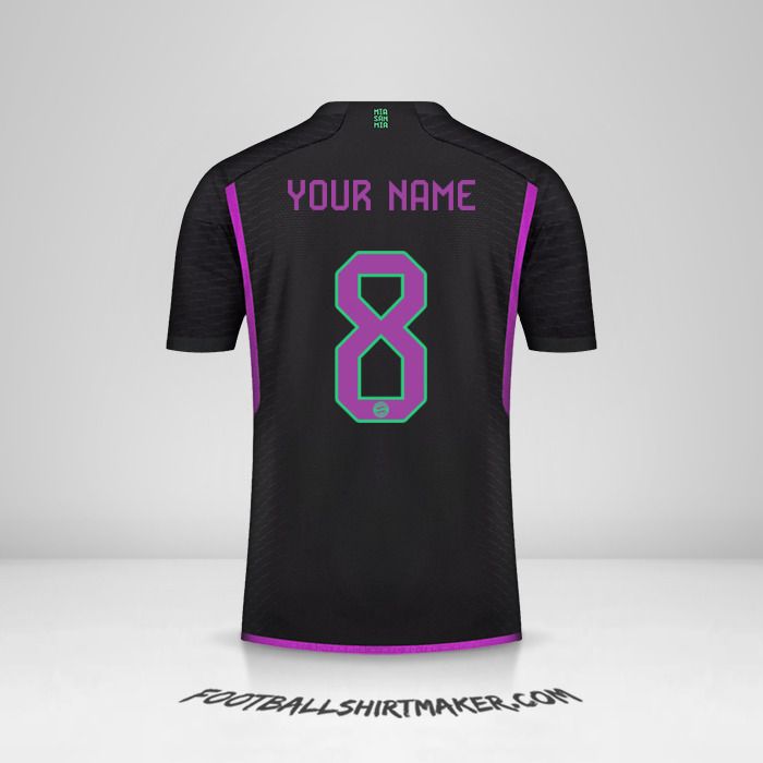 FC Bayern Munchen 2023/2024 Cup II jersey number 8 your name