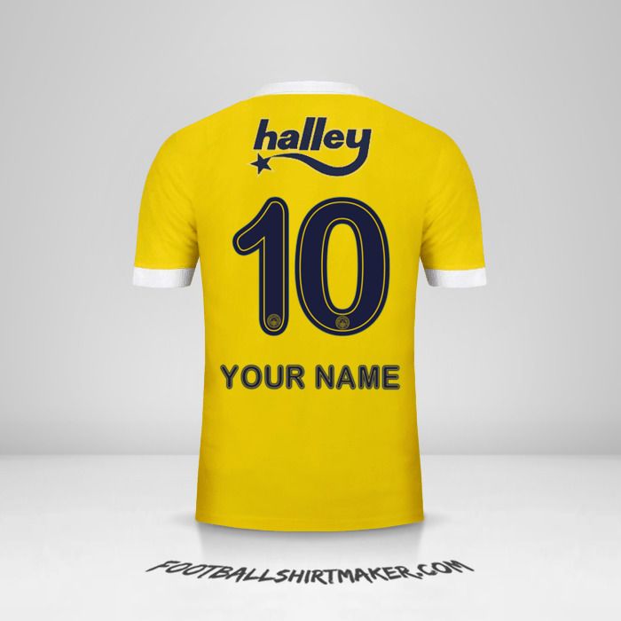 Fenerbahçe SK 2017/18 II jersey number 10 your name
