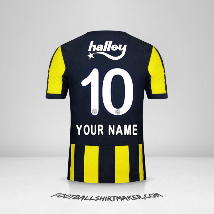 Fenerbahçe SK 2017/18 jersey number 10 your name