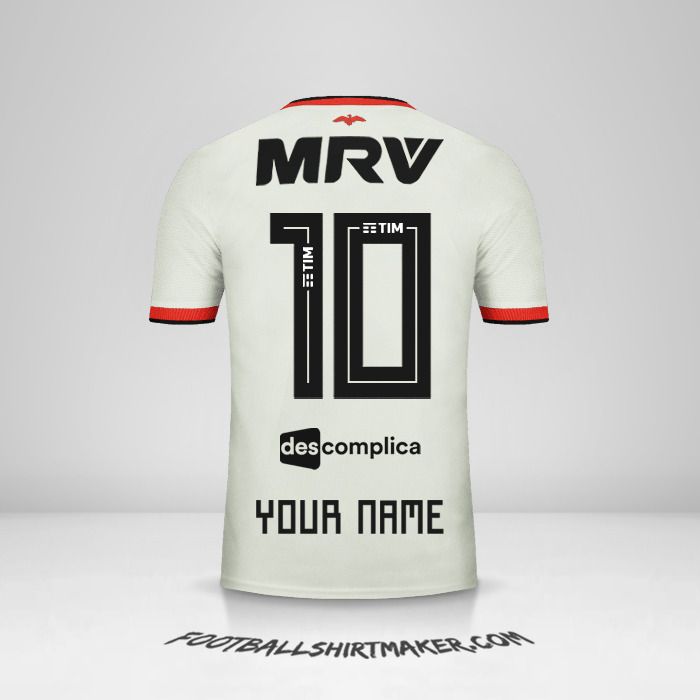 Flamengo 2018/19 II jersey number 10 your name