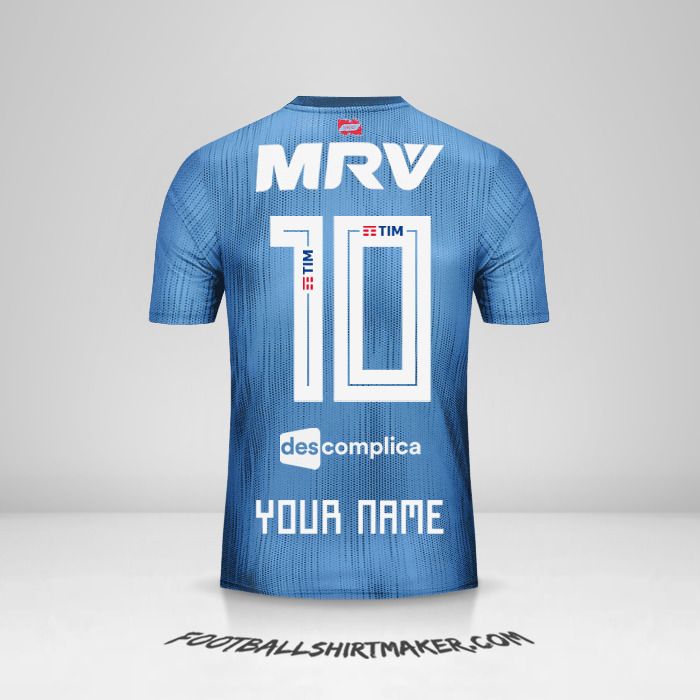 Flamengo 2018/19 III jersey number 10 your name