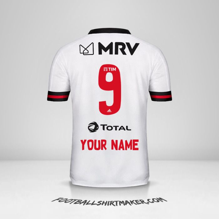 Flamengo 2020 II jersey number 9 your name