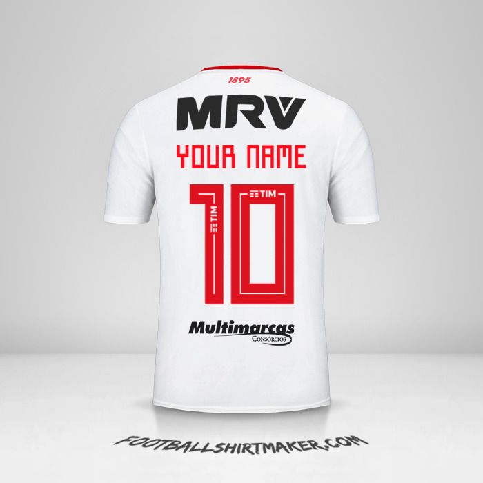 Flamengo Libertadores 2019 II jersey number 10 your name