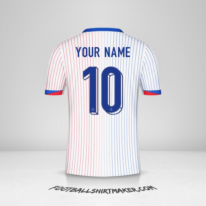France 2024 II jersey number 10 your name