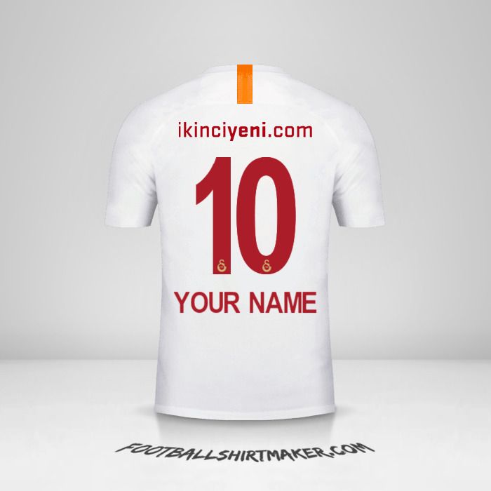 Galatasaray SK 2018/19 III jersey number 10 your name