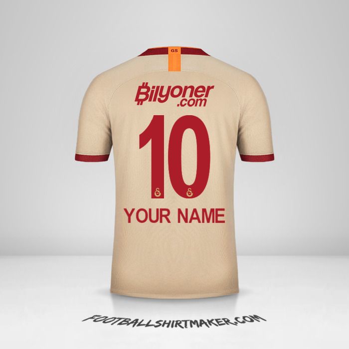 Galatasaray SK 2019/20 II jersey number 10 your name