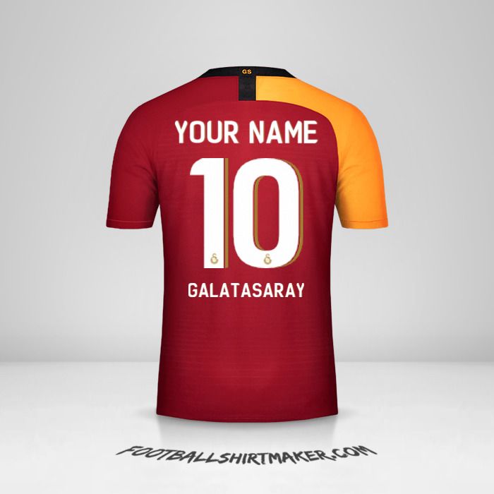 Galatasaray SK 2019/20 Cup jersey number 10 your name