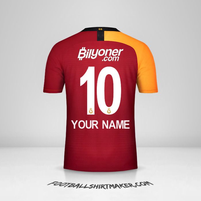 Galatasaray SK 2019/20 jersey number 10 your name