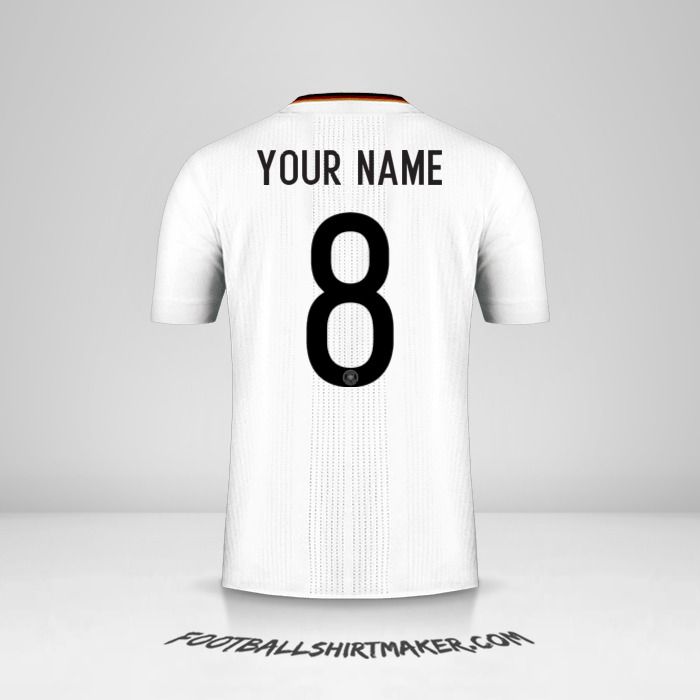 Germany 2017 jersey number 8 your name