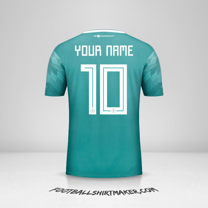 Germany 2018 II jersey number 10 your name