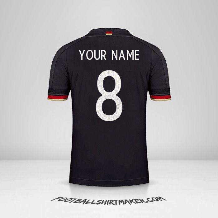Germany 2021 II jersey number 8 your name