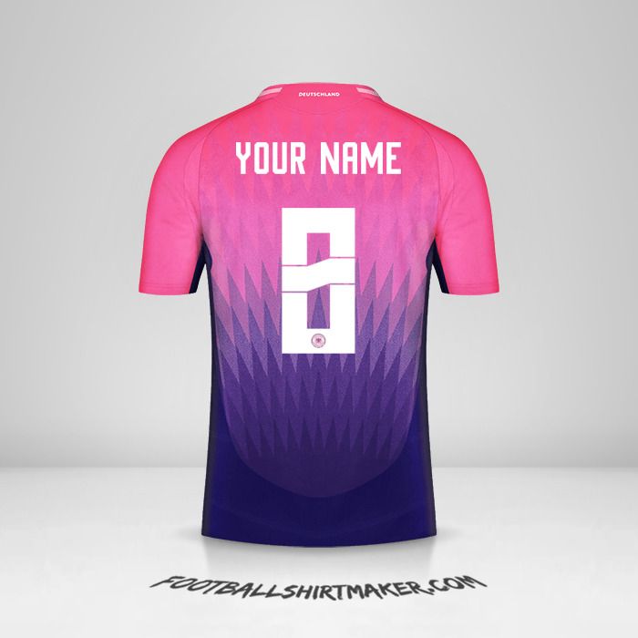 Germany 2024 II jersey number 8 your name