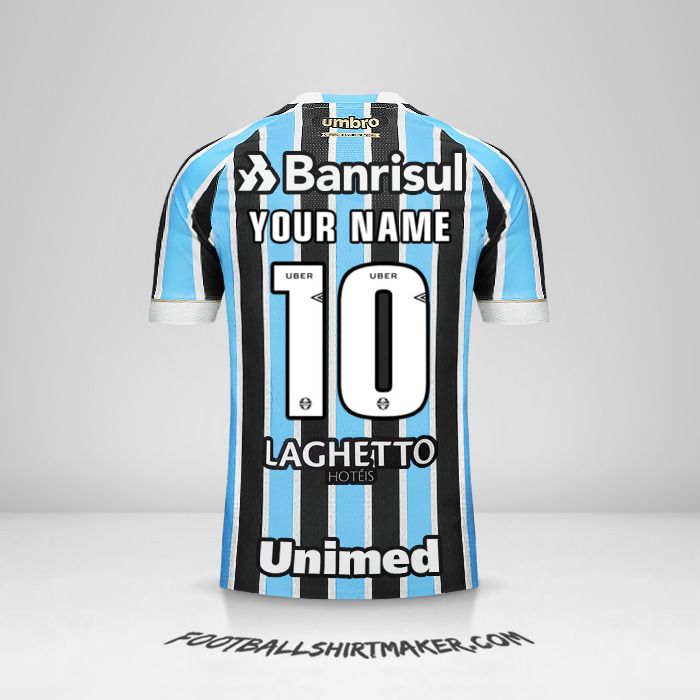 Gremio 2018 jersey number 10 your name