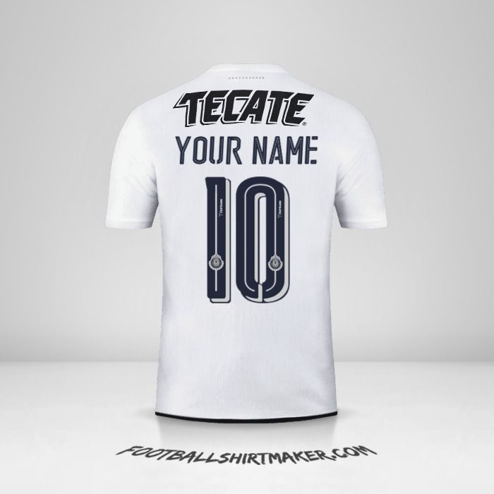 Guadalajara 2016/17 II jersey number 10 your name