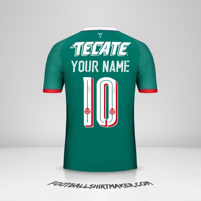Guadalajara 2017/18 III jersey number 10 your name