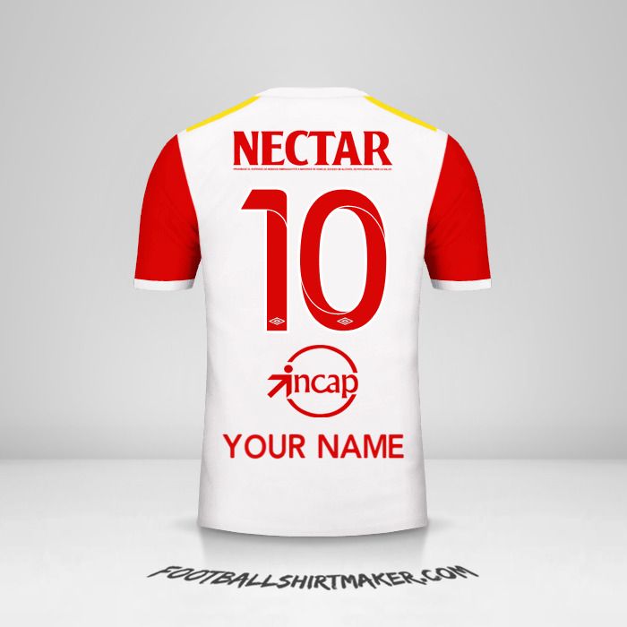Independiente Santa Fe 2017 II jersey number 10 your name