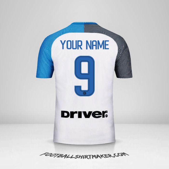 Inter 2017/18 II jersey number 9 your name