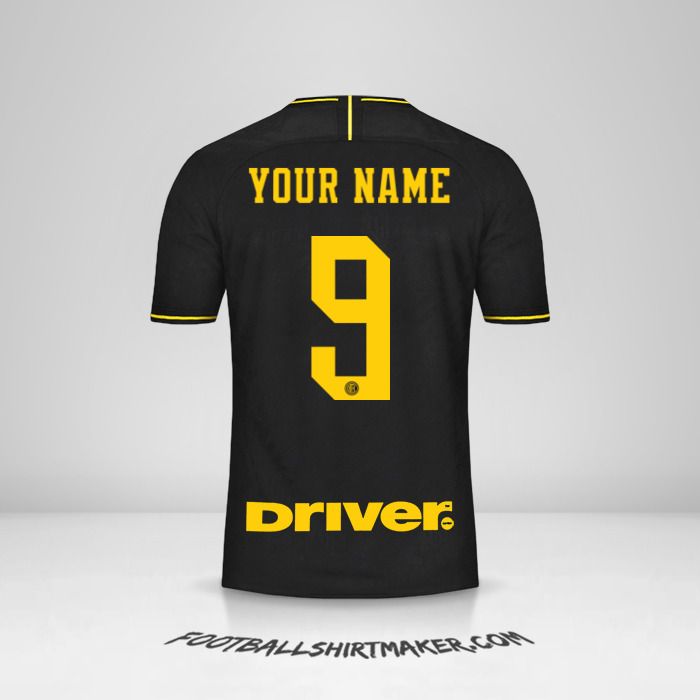 Inter 2019/20 III jersey number 9 your name