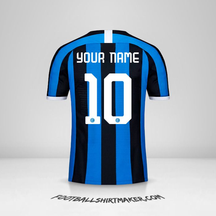 Inter 2019/20 Cup jersey number 10 your name